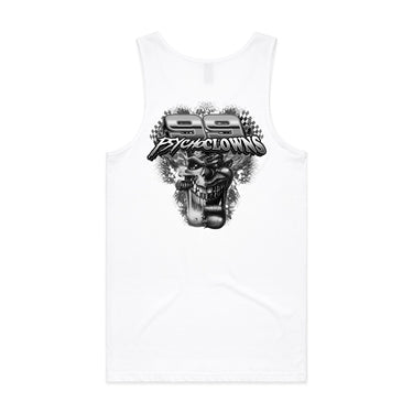 99 Psycho Clowns Black Print Men's Singlet